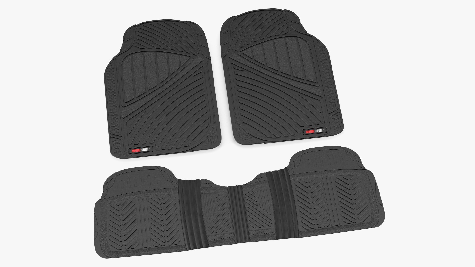 Motor Trend All-Season Rubber Car Mats Rigged 3D model preview