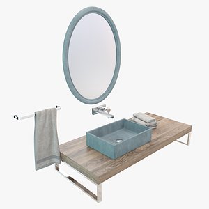 Concrete Washbasin 04
