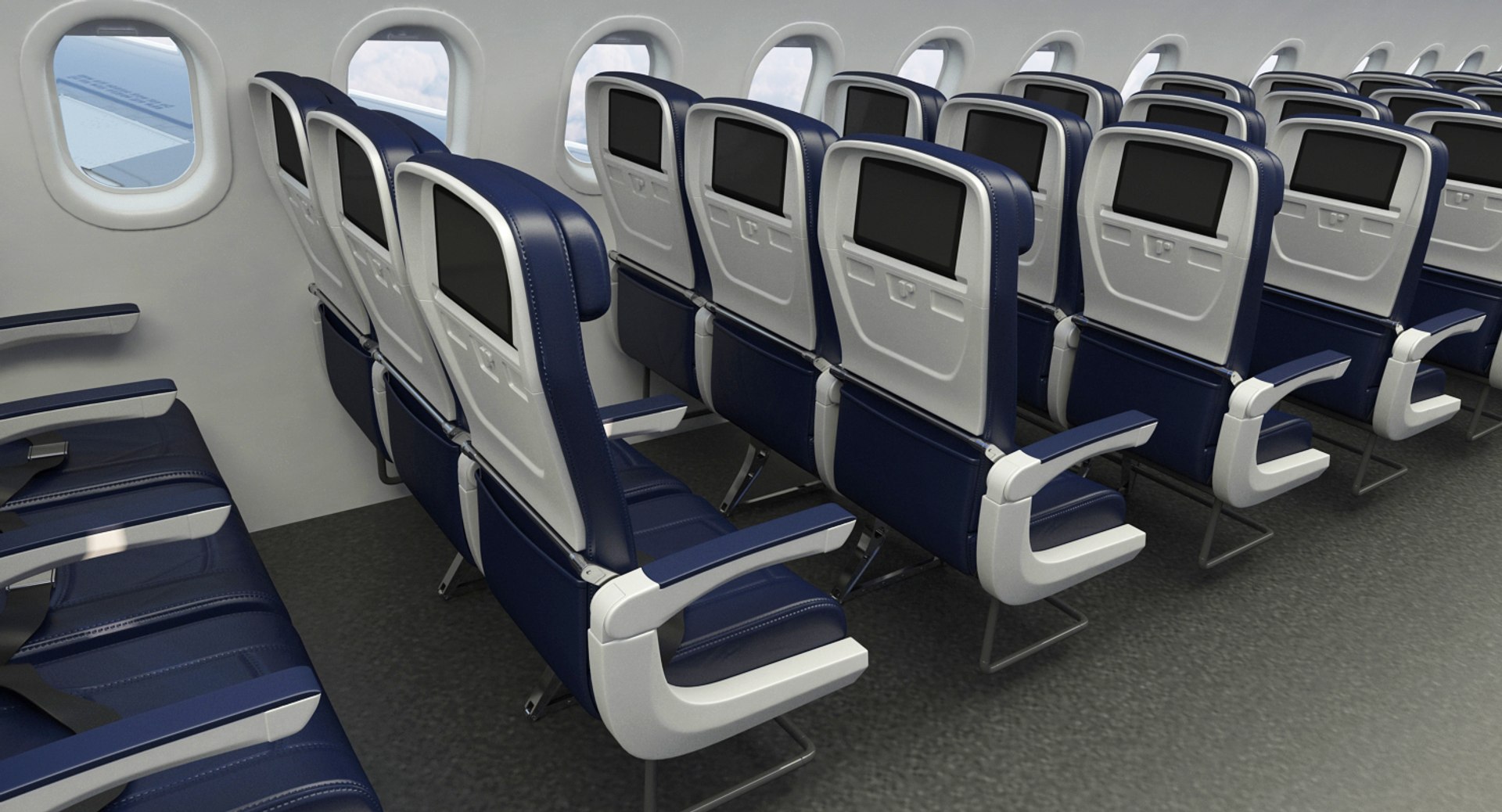 3D airbus a321 interior cockpit - TurboSquid 1300250
