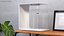 Empty Rectangular White Aquarium