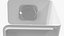 Empty Rectangular White Aquarium