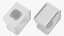 Empty Rectangular White Aquarium