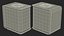 Empty Rectangular White Aquarium
