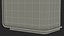 Empty Rectangular White Aquarium