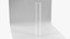 Empty Rectangular White Aquarium