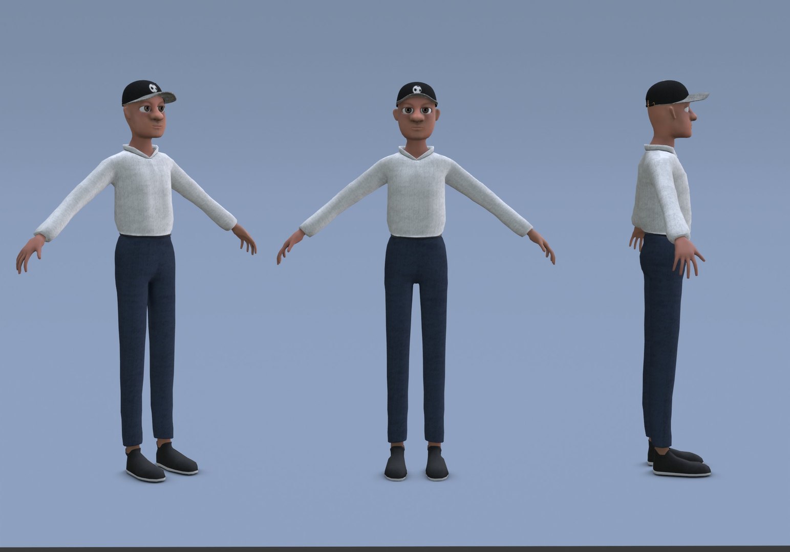 Soccer Man Character 3D - TurboSquid 1895950