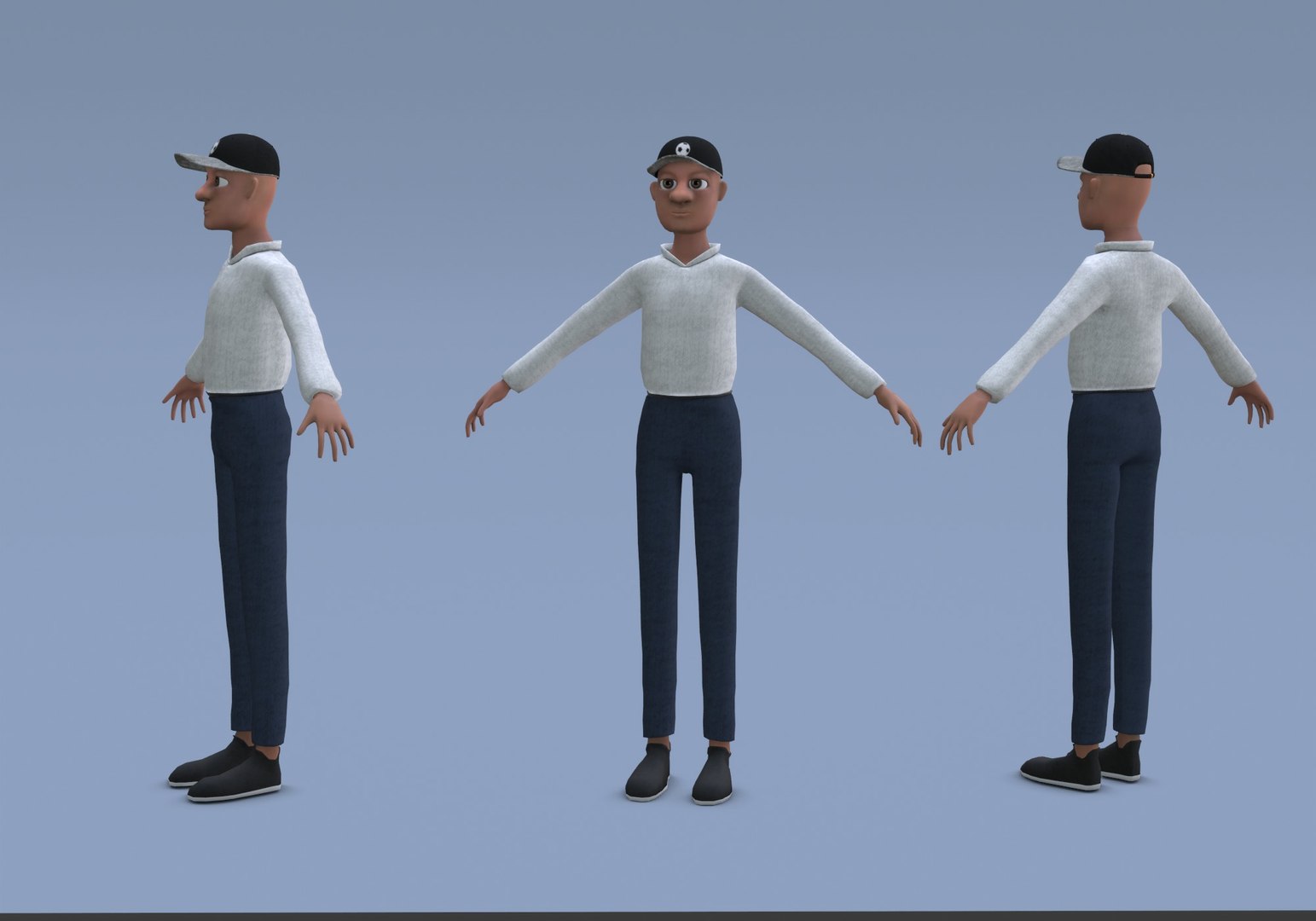 Soccer Man Character 3d - Turbosquid 1895950