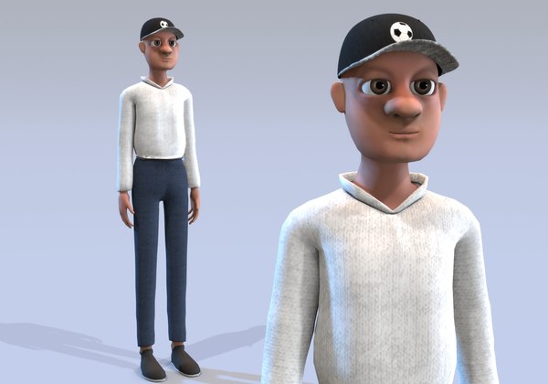 Cartoon Man 3D Models for Download | TurboSquid