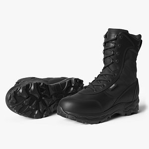 3D blackhawk warrior boots black