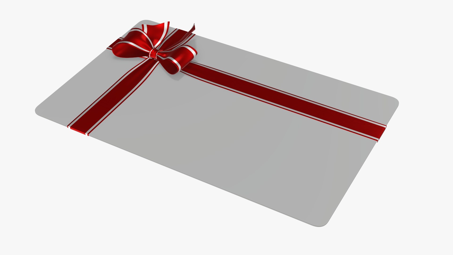 Christmas gift ribbon 3D model - TurboSquid 1644853