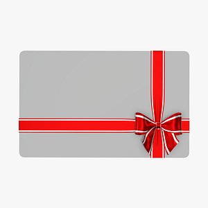 christmas gift ribbon 3D model
