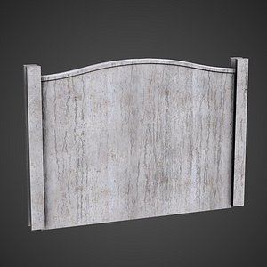 Concrete fence