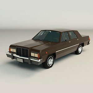 sedan car sed 3D model
