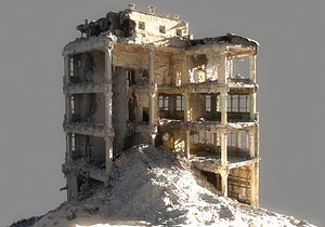 abandoned building 3D model