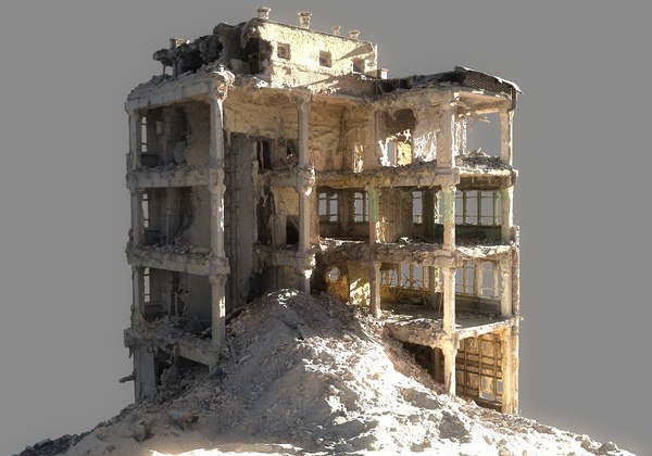 abandoned building 3D model