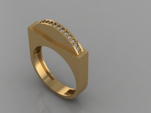 gold ring 3D model