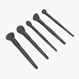 Face Brush Collection 5 Piece 3D model