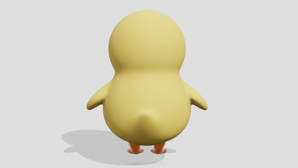 modelo 3d Lindo pollito amarillo - TurboSquid 2099827