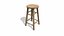 Old Wooden Dirty Stool Low-poly PBR