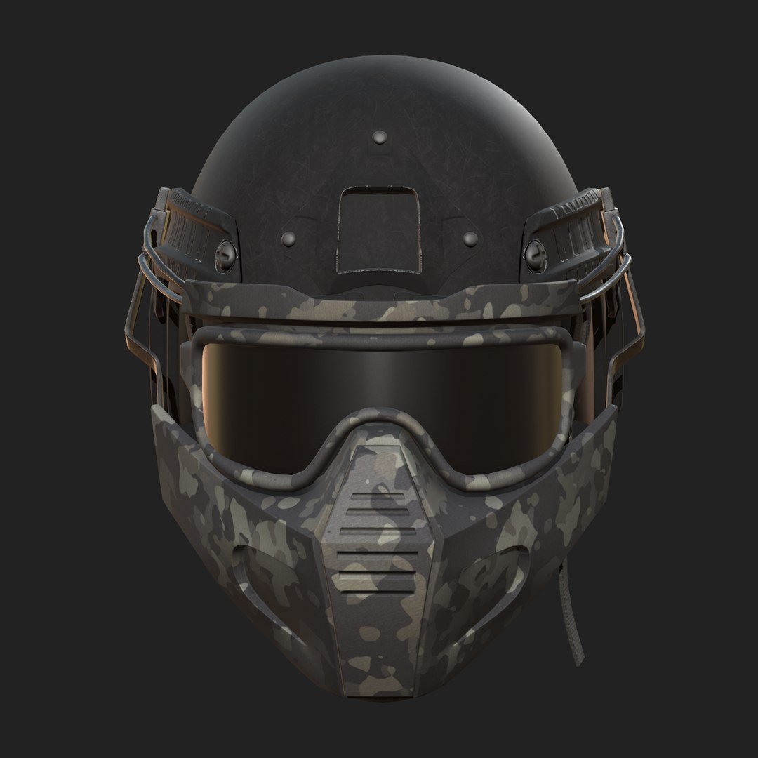 Helmet Mask Protection 3D Model - TurboSquid 1556192