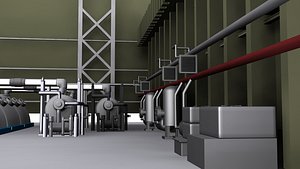 Nuclear power plant vapor turbine