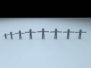 human male 3d model