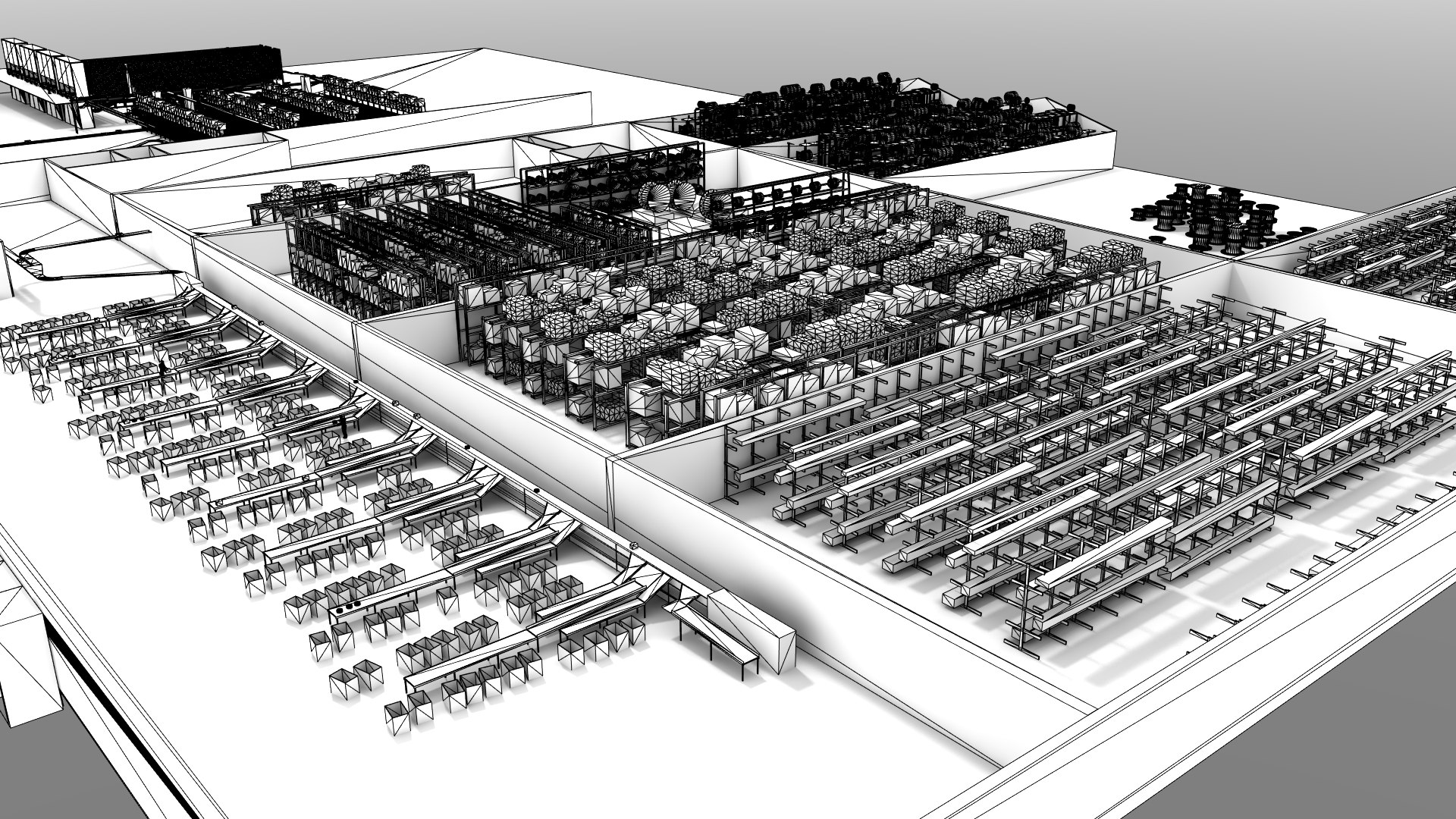sorting conveyors storage 3D model https://p.turbosquid.com/ts-thumb/gQ/mlKcrU/7m/wire1/jpg/1646598752/1920x1080/fit_q87/74197ab003bb5f151e0310fe46cb178c7066c238/wire1.jpg