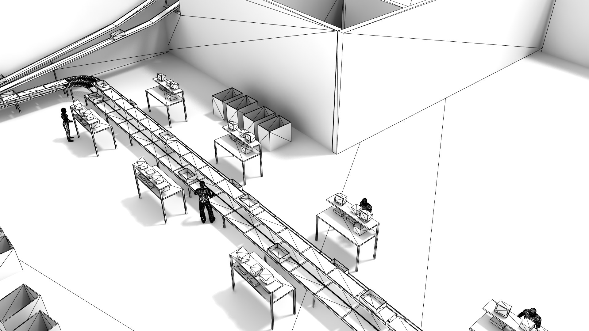 sorting conveyors storage 3D model https://p.turbosquid.com/ts-thumb/gQ/mlKcrU/jG/wire3/jpg/1646598751/1920x1080/fit_q87/ab65e2feafc00f87701ef421c18066a3fbc686e5/wire3.jpg