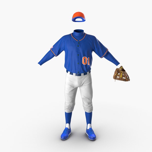 modelo 3d Disfraz de jugador de beisbol genérico 6 - TurboSquid 1067441