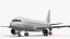 Airbus A320-214 Generic White