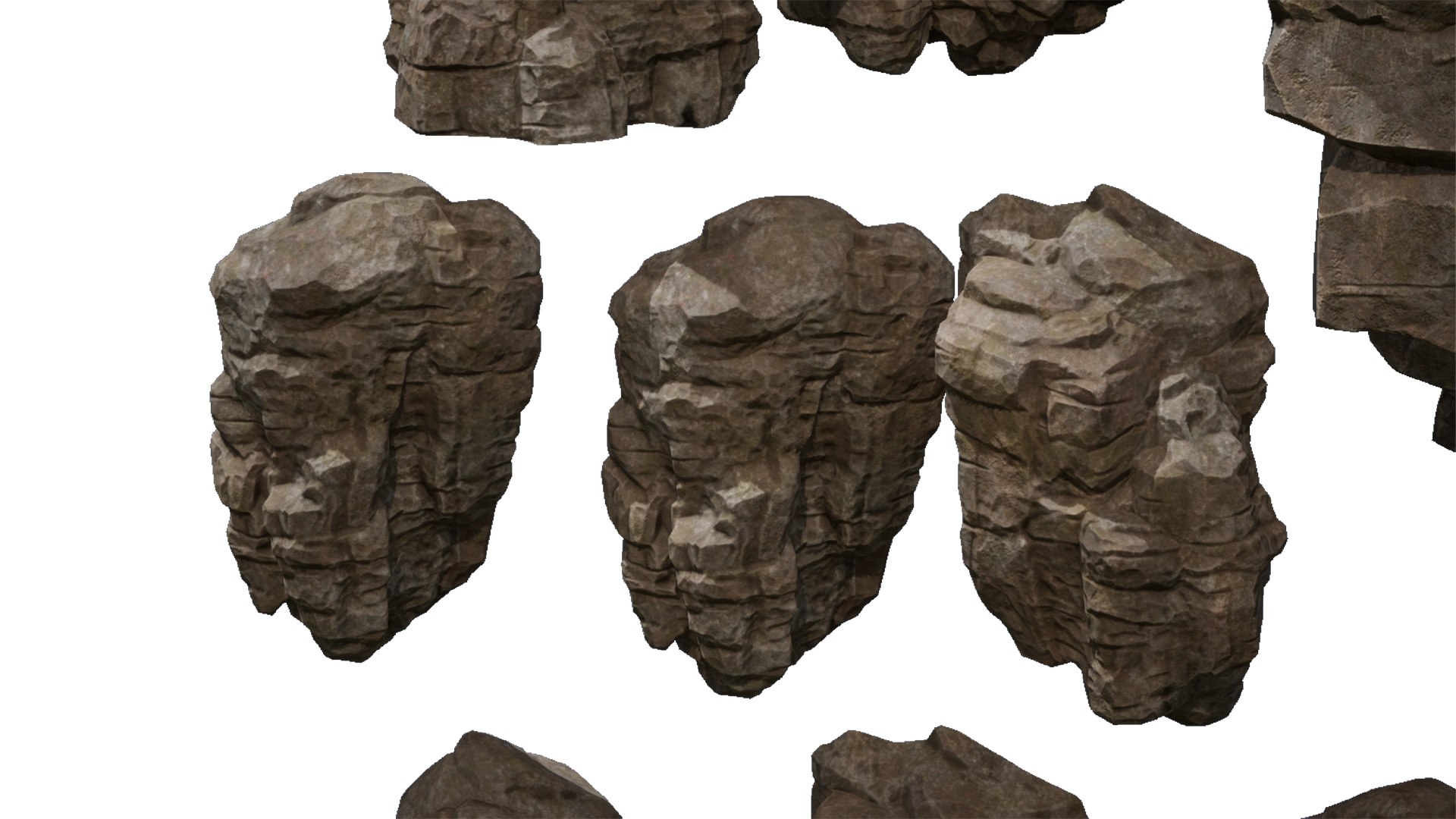 Realistic Rocks Collection 3D Model - TurboSquid 2198213