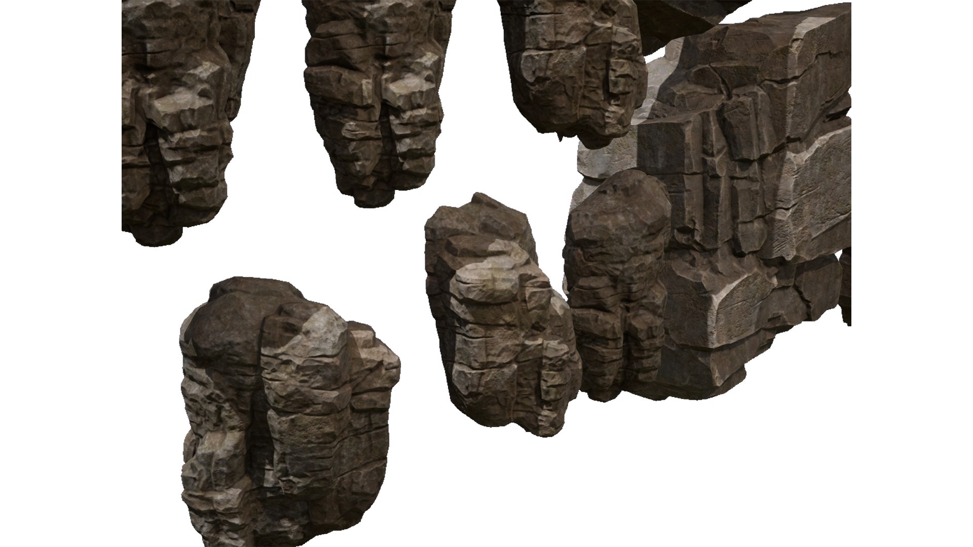 Realistic Rocks Collection 3D Model - TurboSquid 2198213