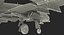 Fairchild Republic A-10 Thunderbolt II Green Modèle 3D
