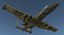 Fairchild Republic A-10 Thunderbolt II Green Modèle 3D