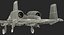 Fairchild Republic A-10 Thunderbolt II Green Modèle 3D