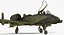 Fairchild Republic A-10 Thunderbolt II Green Modèle 3D