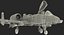 Fairchild Republic A-10 Thunderbolt II Green Modèle 3D