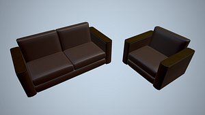 3D model ready sofa chair