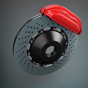 3d model brake disc