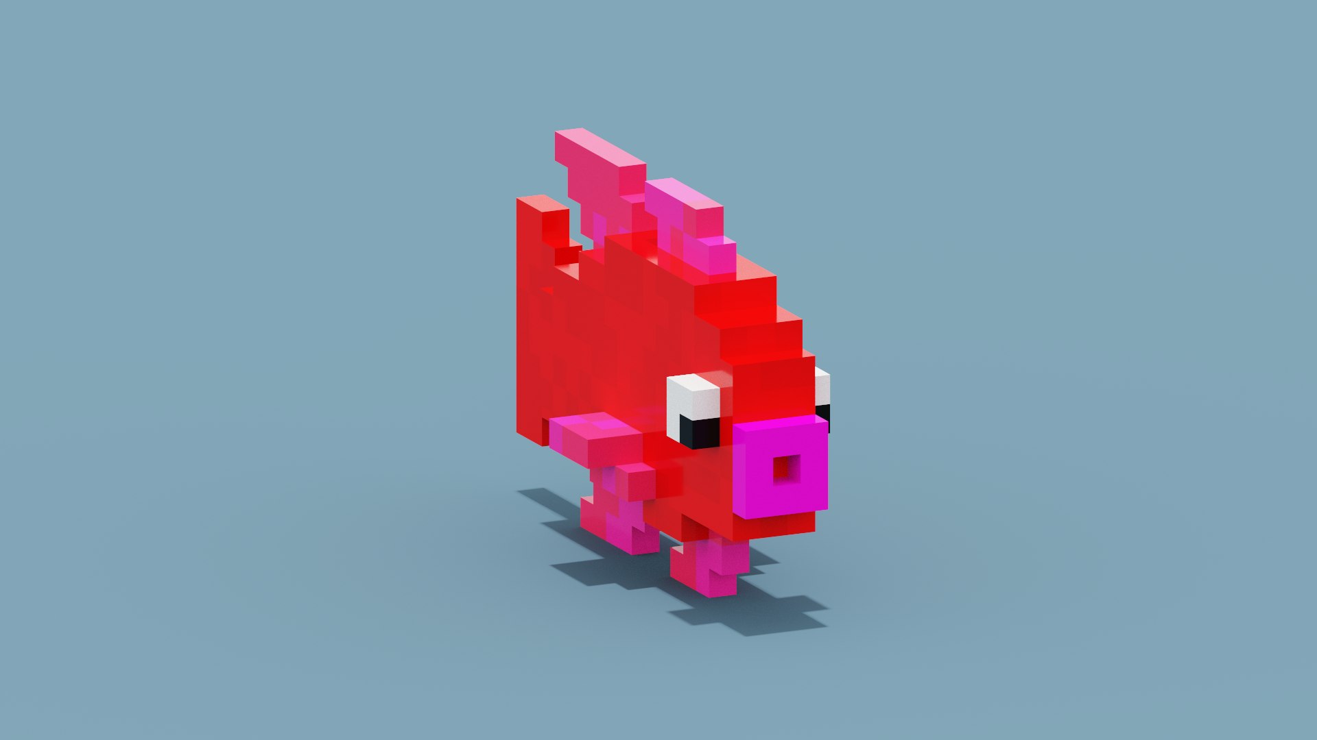 How to Make a Pixel Art Fish - Mega Voxels