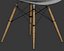 3d model of dsw chair table