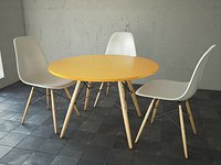 Chair and table DSW