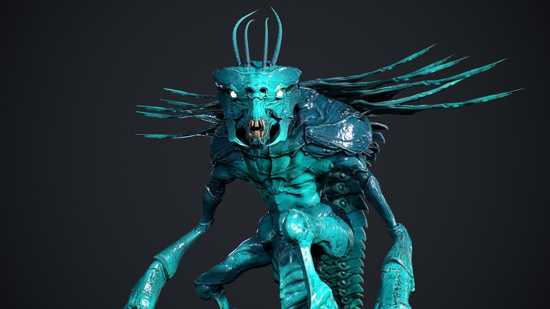 3D Bug Creature 2 Model - TurboSquid 1969215
