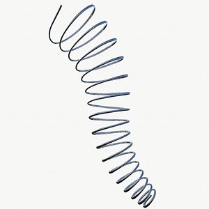 metal spiral spring 3D model