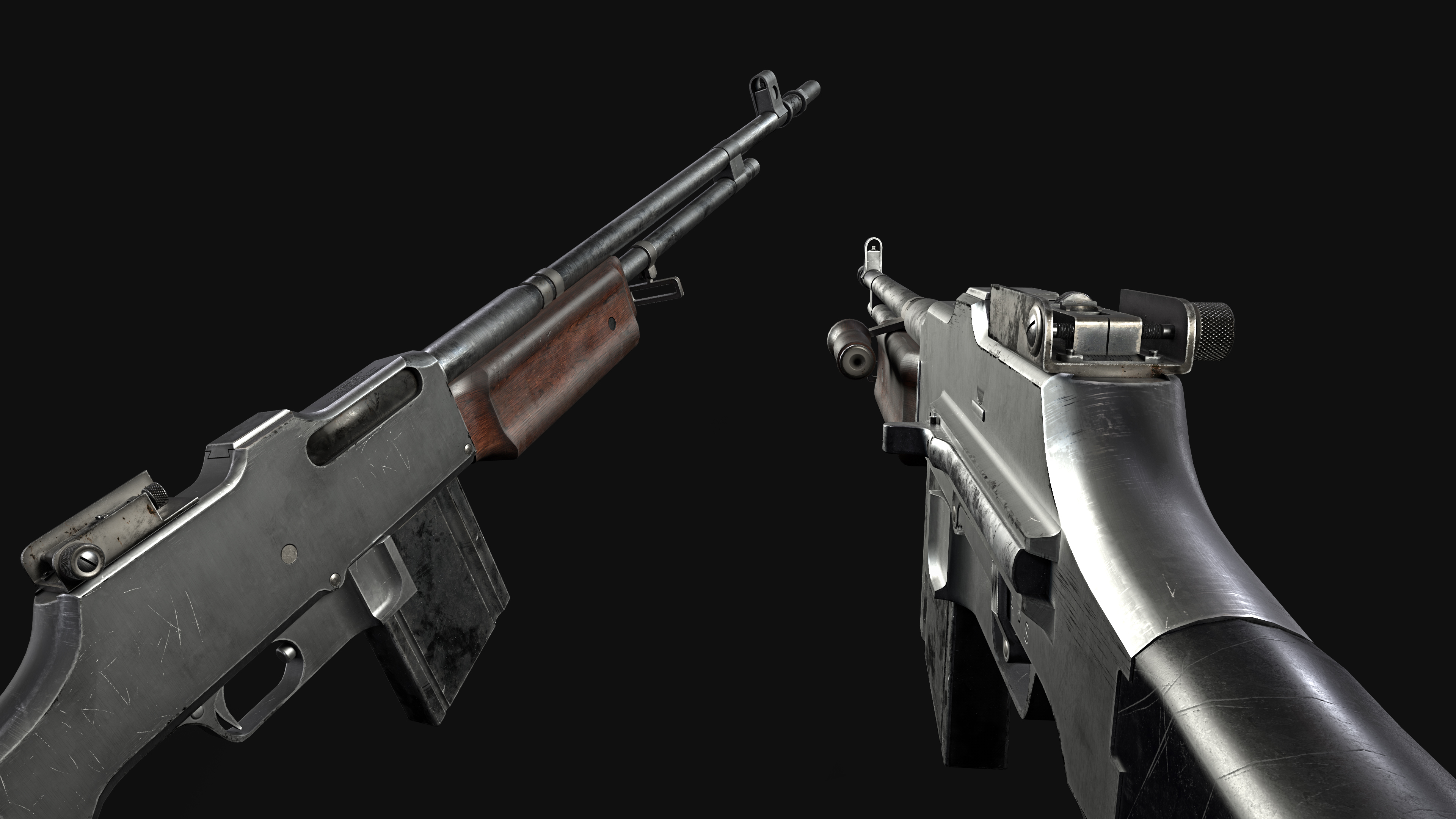 BAR M1918A2 勃朗宁自动步枪3D模型 TurboSquid 1707039