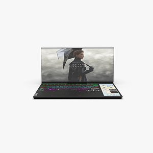 3D High Quality Gaming Laptop For Rhino Blender Keyshot and Autocad model