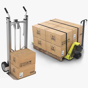 3D Warehouse Lifts Collection model