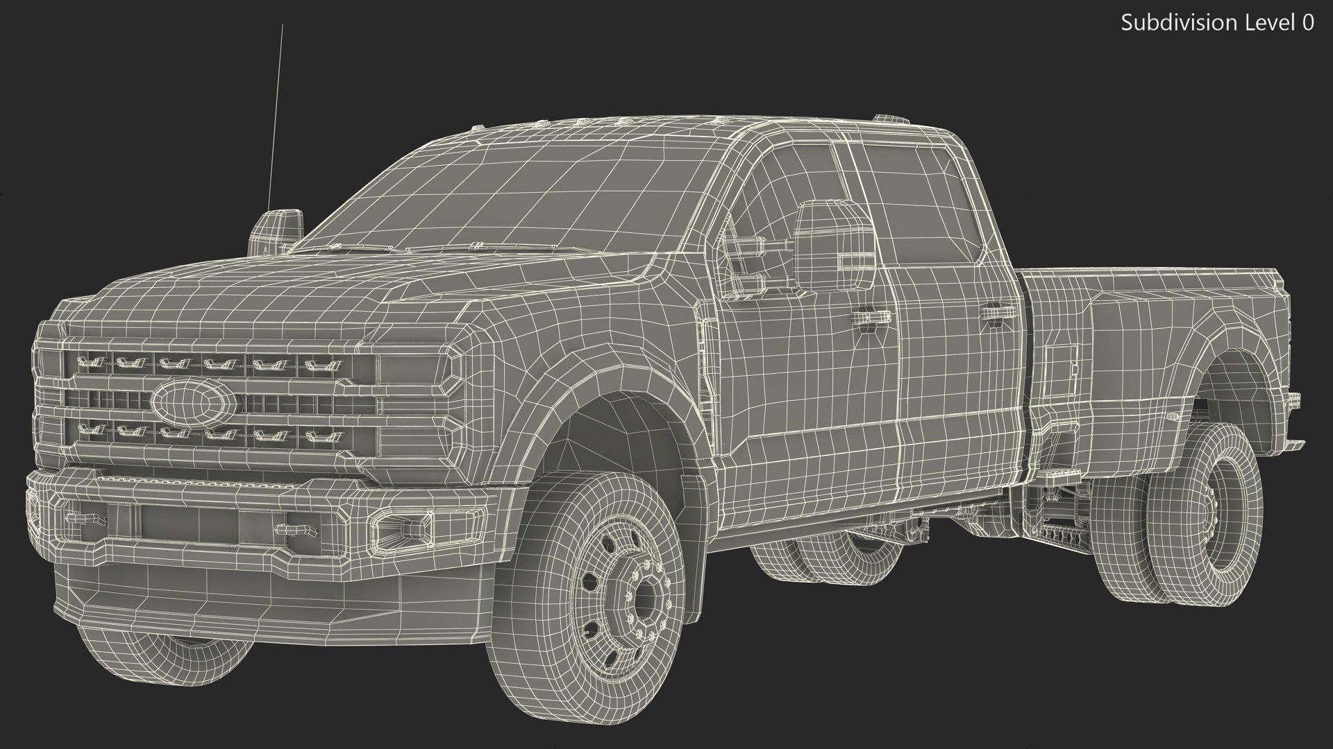 3D Model Ford Super Duty F-550 Lariat 2023 Pickup Truck - TurboSquid