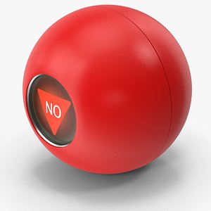 Red Magic Ball Answer No