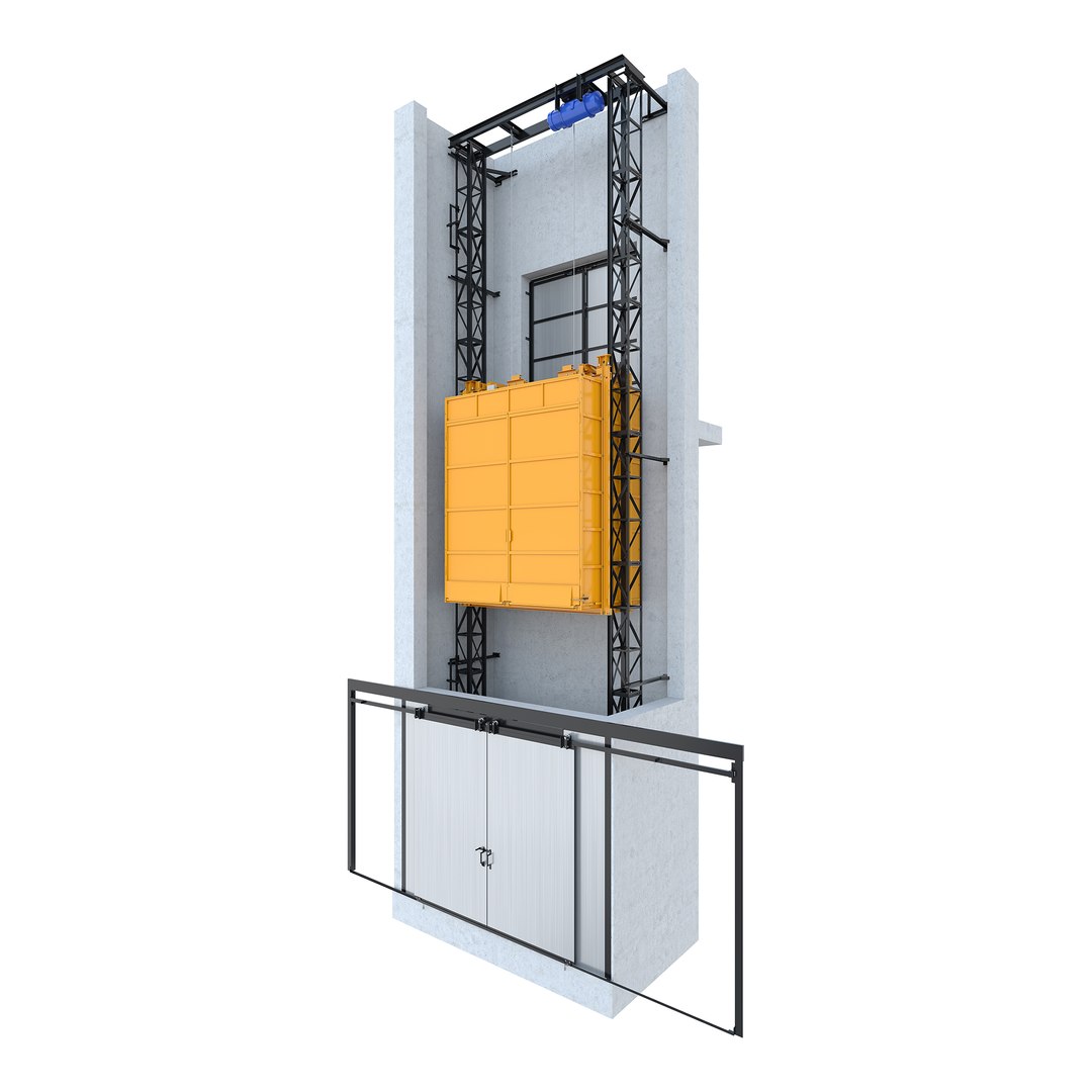 Elevator Module-1000 3D Model - TurboSquid 1770356